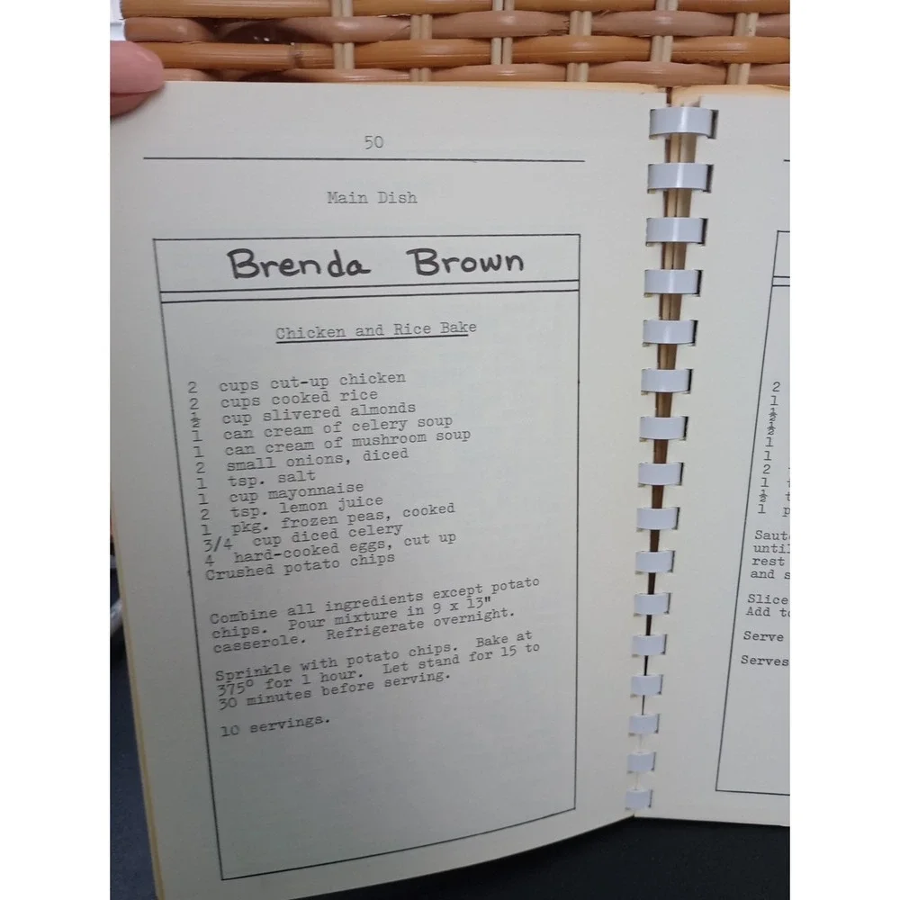 Vintage 1974‎ Taste 'N Tell Cookbook Winston- Salem, NC Spiral Recipe Book